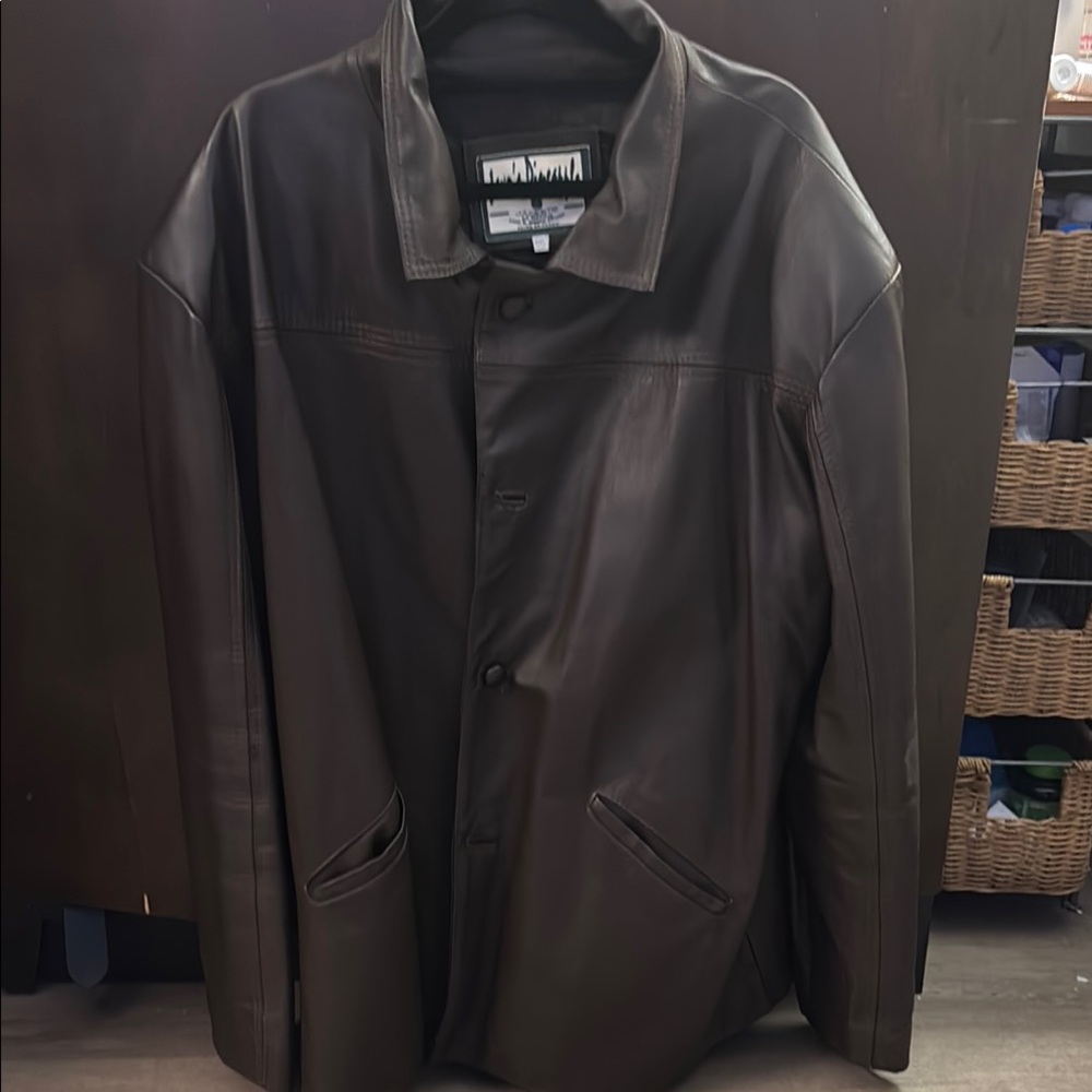 Javo’s Pineapple Stylish Brown Leather Jacket